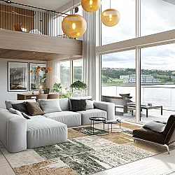 Wilton-Teppich - Ephesus (grün)