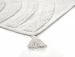 Tapis à poils longs - Everly Natural Cotton Shaggy (blanc cassé)