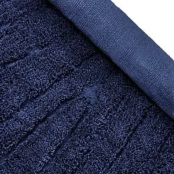 Hochflorteppiche - Farley Natural Cotton Shaggy (blau)