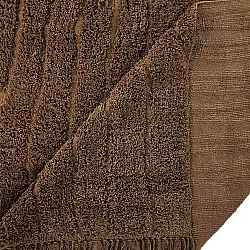 Hochflorteppiche - Farley Natural Cotton Shaggy (braun)