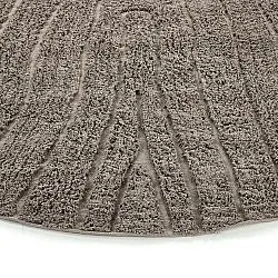 Runde Teppiche - Farley Natural Cotton Shaggy (taupe)