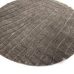 Runde Teppiche - Farley Natural Cotton Shaggy (taupe)