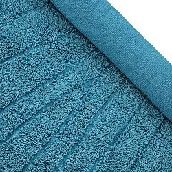 Hochflorteppiche - Farley Natural Cotton Shaggy (türkis)