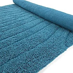 Hochflorteppiche - Farley Natural Cotton Shaggy (türkis)