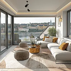 Tapis Wilton - Fia (rose/multi)