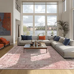 Wilton-Teppich - Gombalia (rosa)