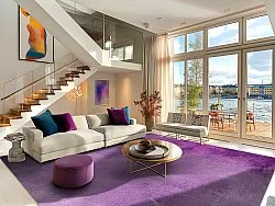 Wilton-Teppich - Guillos (violett)