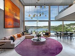 Rund Teppich - Guillos (violett)