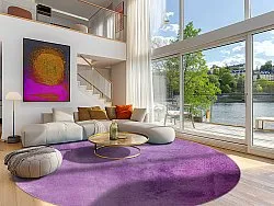 Rund Teppich - Guillos (violett)