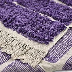 Hochflorteppiche - Ikara Natural Cotton Shaggy (lila)