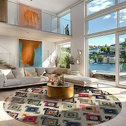 Rund Teppich - Isparta (multi)