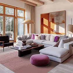 Wilton-Teppich - Jervis (rosa)