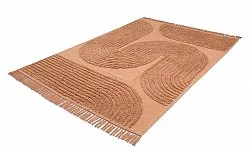 Tapis à poils longs - Jovie Natural Cotton Shaggy (terre cuite)