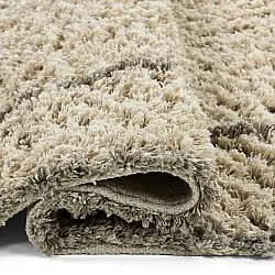 Hochflorteppiche - Kairi Natural Cotton Shaggy (beige/taupe)