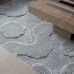 Tapis shaggy - Kavala (gris clair)