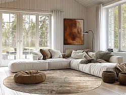 Tapis rond - Kebira (beige)