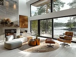 Tapis rond - Kebira (beige)