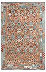 Orientalischer Kelim-Teppich 296 x 203 cm