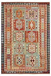 Orientalischer Kelim-Teppich 291 x 199 cm