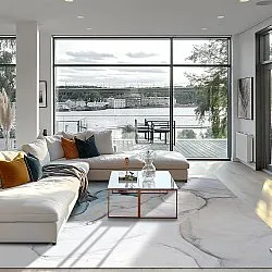 Wilton-Teppich - Koloa (blau)