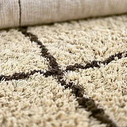 Hochflorteppiche - Lana Natural Cotton Shaggy (beige/braun)