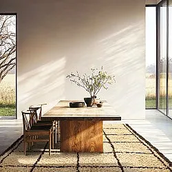 Hochflorteppiche - Lana Natural Cotton Shaggy (beige/braun)