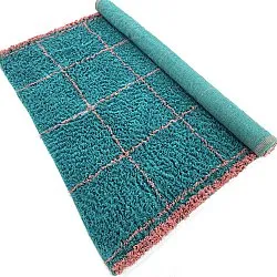 Hochflorteppiche - Lana Natural Cotton Shaggy (türkis/rosa)