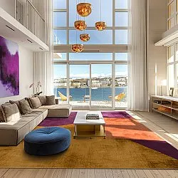 Wilton-Teppich - Lazio (lila)