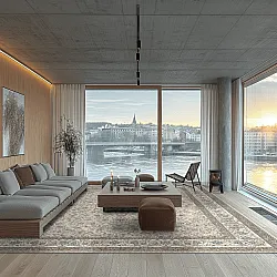 Wilton-Teppich - Lena (beige)