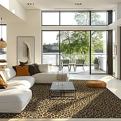 Wilton-Teppich - Leopard (braun)