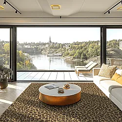 Wilton-Teppich - Leopard (braun)