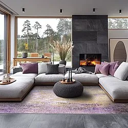 Wilton-Teppich - Loures (violett)