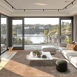 Wilton-Teppich - Lynton (braun)