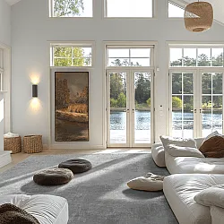 Wilton-Teppich - Lynton (grau)