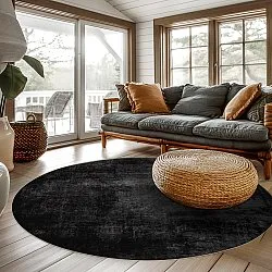 Rund Teppich - Lynton (schwarz)