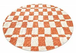 Runde Teppiche - Maranello Natural Cotton Shaggy (orange)