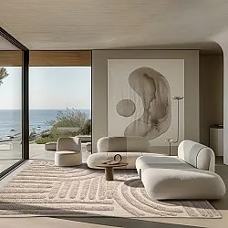 Tapis shaggy - Margo Natural Cotton Shaggy (beige)