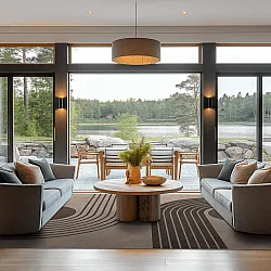 Wilton-Teppich - Moudania (braun/schwarz)