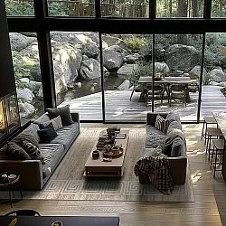 Tapis Wilton - Mytos (beige/blanc)