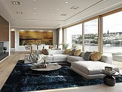 Wilton-Teppich - Narbolia (blau/multi)