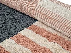 Runde Teppiche - Osmery Natural Cotton Shaggy (multi)