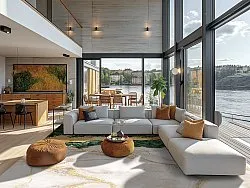 Wilton-Teppich - Padova (grün/weiß/gold)