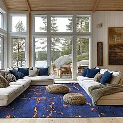 Tapis Wilton - Peralta (bleu)