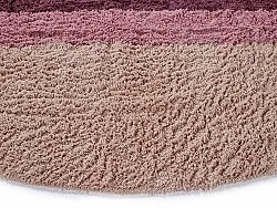 Runde Teppiche - Pione Natural Cotton Shaggy (rosa)