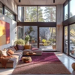 Hochflorteppiche - Pione Natural Cotton Shaggy (rosa)