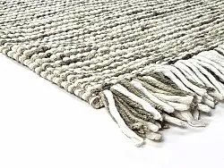 Wollteppich - Plockton (grau/weiß/grün)