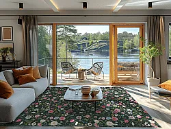 Tapis Wilton - Polly (rose/multicolore)