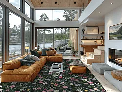 Tapis Wilton - Polly (rose/multicolore)