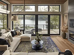 Tapis Wilton - Rey (bleu/multicolore)