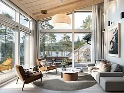 Rund Teppich - Riano (grau)